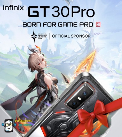  Infinix GT 30 Pro (8/256GB)BORN  FOR GAME PRO รองรับ 120FPS GT Trigger (By SuperTStore)