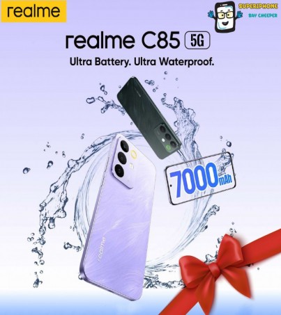 Realme C85 รุ่น 5G (8+128GB)จอ 6.80 l  รีเฟรชสูงสุด 144 Hz l แบต 7000 mAh(By SuperTStore)
