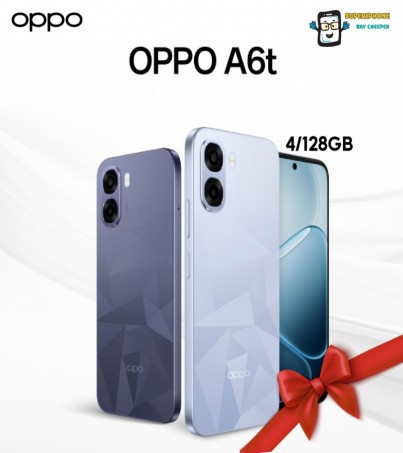 OPPO A6t รุ่น 4G(4/128GB)จอ 6.75 เเบตเตอรี่ 6500mAh (By SuperTStore)