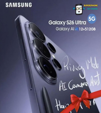 Samsung Galaxy S26 Ultra (12+512GB)  จอ 6.90 l กันเผือก lภาพคมชัด(By SuperTStore)