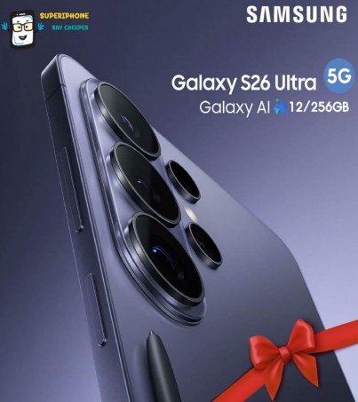 Samsung Galaxy S26 Ultra (12+256GB)สมาร์ทโฟน AI   l จอ 6.90 l จอกันเผือก (By SuperTStore)
