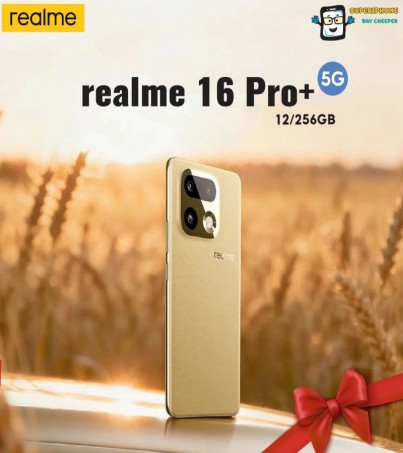 Realme 16 Pro+ รุ่น 5G (12+256GB)จอใหญ่ 6.80 l เเบตอึด 7,000 mAh l ชาร์จเร็ว 80W (By SuperTStore)