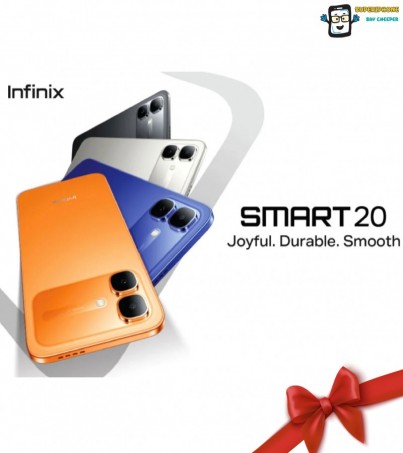 Infinix SMART 20 (4+64GB)  สมาร์ทโฟนตัวคุ้ม สเปกดี lจอ 6.78 นิ้ว l แบต 5,200 mAh (By SuperTStore)