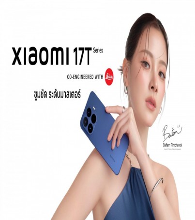 Xiaomi 17T รุ่น 5G(12+512GB)จอ 6.59 นิ้ว l กล้องหลัง 50MP  l แบตเตอรี่ 6,500 mAh(By SuperTStore)