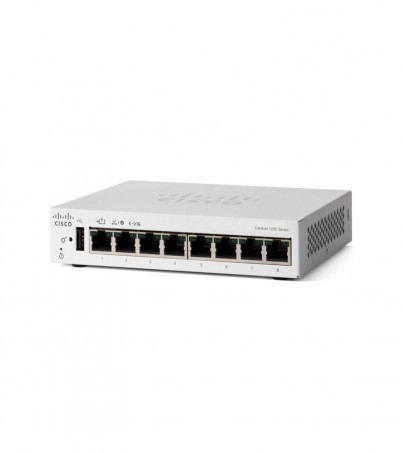 Cisco Catalyst 1200 8-port GE, Desktop, Ext PS, PoE Input [C1200-8T-D] 