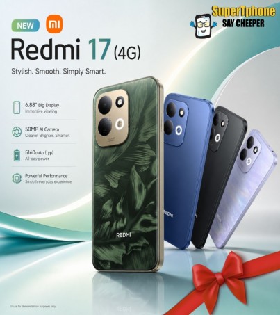 Redmi 17 รุ่น 4G (4/256GB) เเบต 7500mAh l ขนาด 6.9 นิ้ว l Helio G91 Ultra (By SuperTStore)