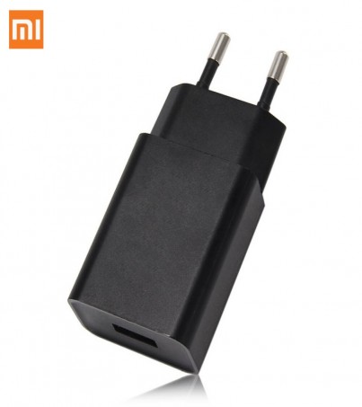 Original Xiaomi EU Plug Wall Charger USB Power Adapter For Xiaomi Smartphone - Black 