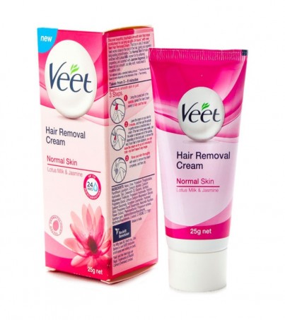 Veet Hair Removal Cream - Lotus Milk & Jasmine 25 g.