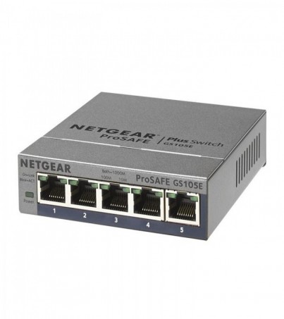 Netgear ProSAFE Gigabit 5-port Web Managed (Plus) Switches GS105E 