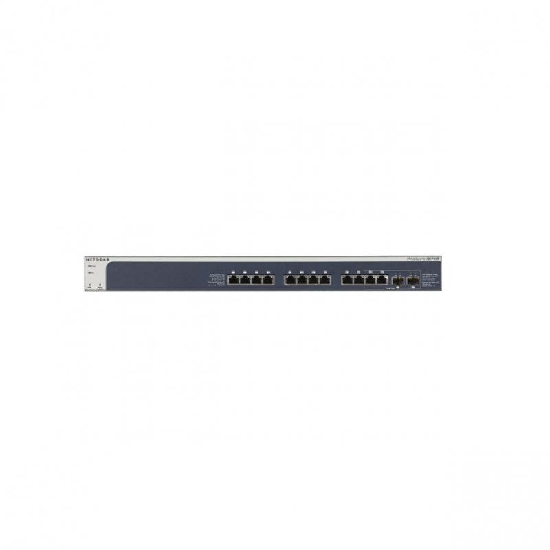 Switch Netgear XS712T-100NES 12 Porte 10 Gigabit &ndash; Gestito, 2 Porte SFP+, Ricondizionato