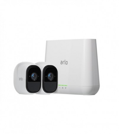 Netgear Indoor/Outdoor HD W ire Free Security System with 2 Cameras (White) VMS4230 
