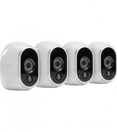 Netgear Indoor/Outdoor HD Wire Free Security System with 4 Cameras VMS3430 