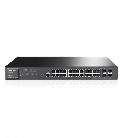 TP-Link JetStream 24-Port Gigabit L2 Managed PoE+ Switch with 4 Combo SFP Slots TL-SG3424P 
