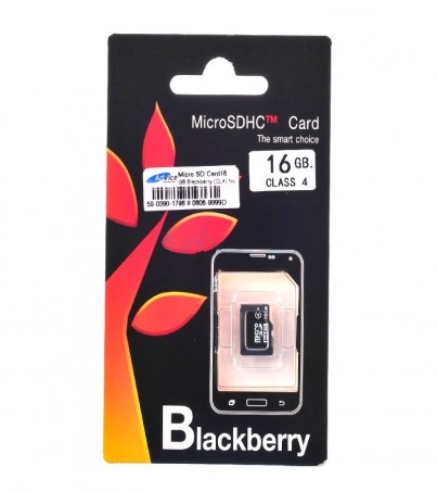 Micro SD 16GB Blackberry (Class 10) No Adapter