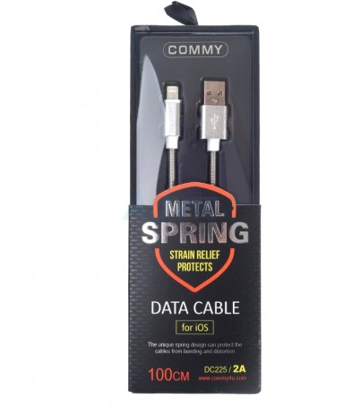 COMMY Cable Charger for iPhone (1M DC225) White 