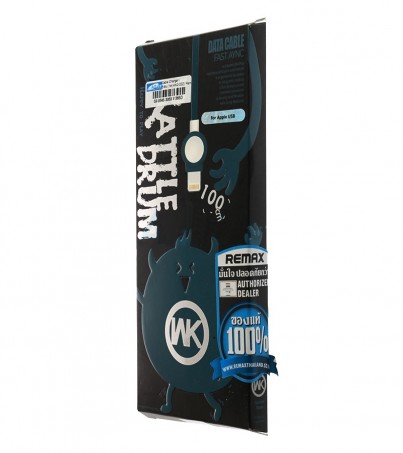 WK Cable Charger for iPhone (1M WKC-002) Blue 
