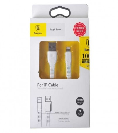BASEUS Cable Charger iPhone (1M TOUGH) White 