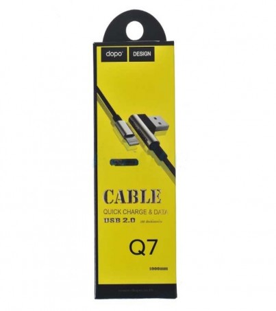 DOPO Cable Charger for iPhone (1M Q7) Gold 