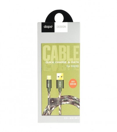 DOPO Cable USB To Micro USB (1M D-03C) Green 