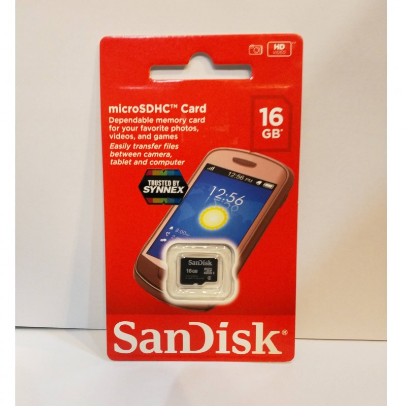 Sandisk 16gb Micro Sd Card Sdsdqm 016g B35 Supertstore 8831