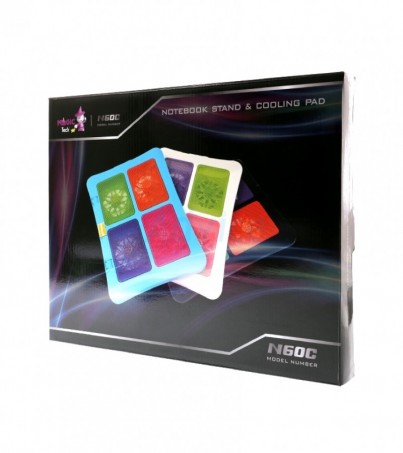 Magic Tech Cooler Pad N-60C (4Fan) Black 