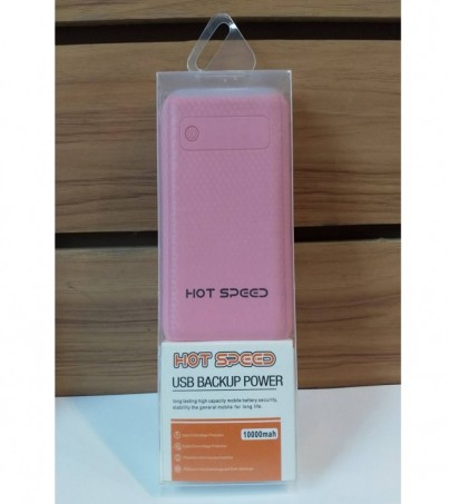 Hot Speed Power Bank 10000 mAh - Pink 