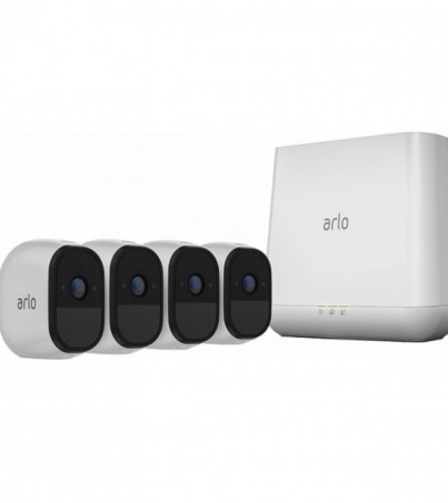 Netgear Indoor/Outdoor HD W ire Free Security System with 4 Cameras (White) : Camera & Photo VMS4430 ผ่อน0% 10เดือน 