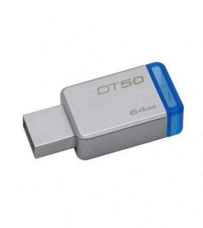 KINGSTON USB FLASH DRIVE 64GB 3.1/3.0 Type-A metal ultra-compact (DT50/64GBFR) 