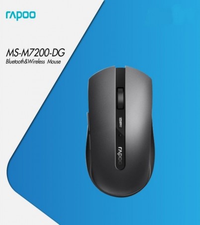 Rapoo Multi-Mode Silent Wireless Mouse Bluetooth (MS-M7200-DG) 