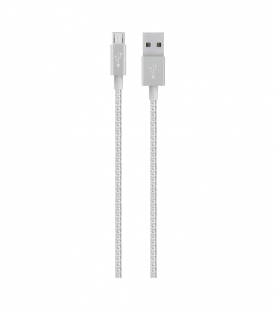 Belkin MIXIT↑™ Metallic Micro-USB to USB Cable F2CU021bt04-Silver 