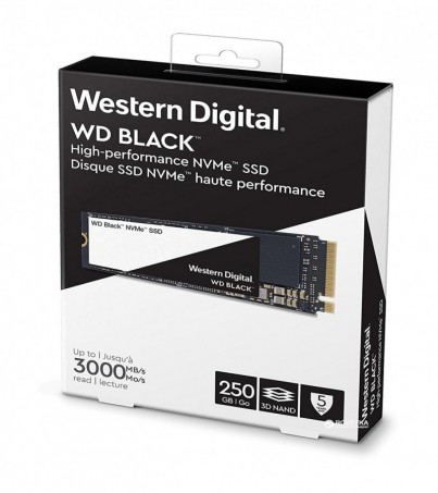 WD Black 250.GB SSD M.2 PCIe NVMe(WDS250G2X0C) 