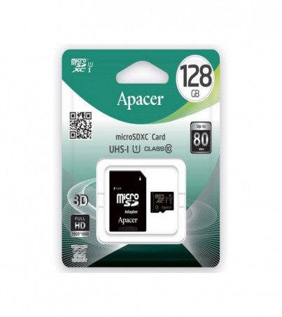 Micro SD 128GB Apacer (Class 10)
