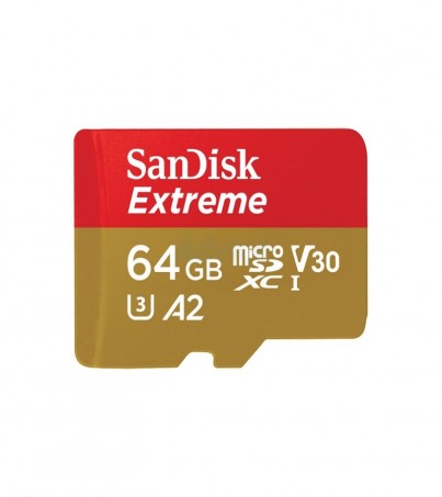 Micro SD 64GB Class10 Sandisk EXTREME (160 MB/s.)