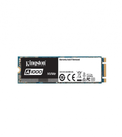 Kingston 480GB A1000 SSD NVMe M.2 2280 (SA1000M8/480G) 