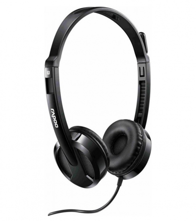 Rapoo H100 Plus Wired Stereo Headsets (HT-H100P-BK) 