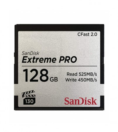 SanDisk 128GB Extreme PRO CFast 2.0 Memory Card (SDCFSP_128G_G46D)