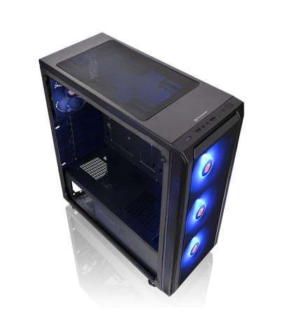 Thermaltake Versa J23 Tempered Glass RGB Edition Mid-Tower Chassis (CA-1L6-00M1WN-01) 