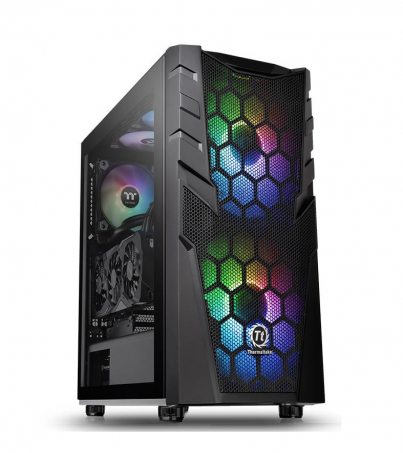 Thermaltake Commander C 32 Dual 200MM ARGB Fans Tempered Glass ATX Mid-Tower Chassis (CA-1N3-00M1WN-00) 