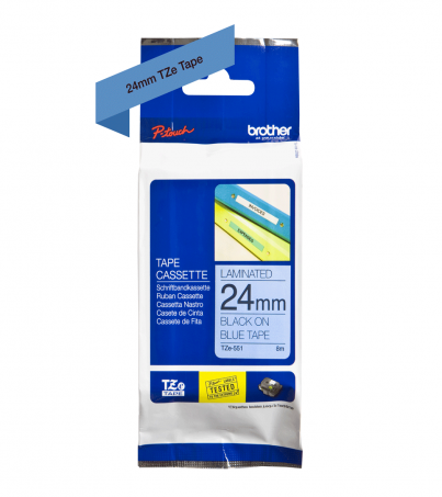 Brother Genuine TZE-551 Labelers Tape 24mm (TZE551)