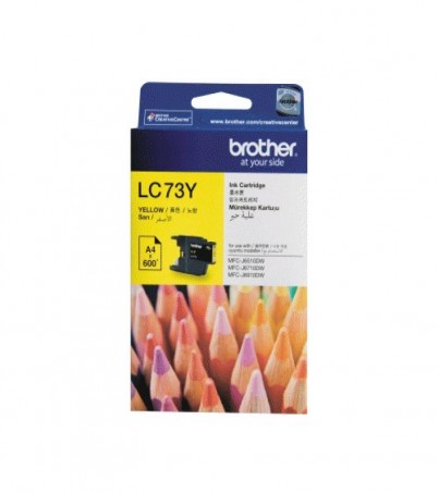 BROTHER INK CARTRIDGE - Yellow(LC-73Y) 