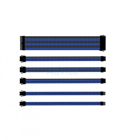 CABLE COOLERMASTER Sleeved Extension Kit 30cm (Black/Blue)