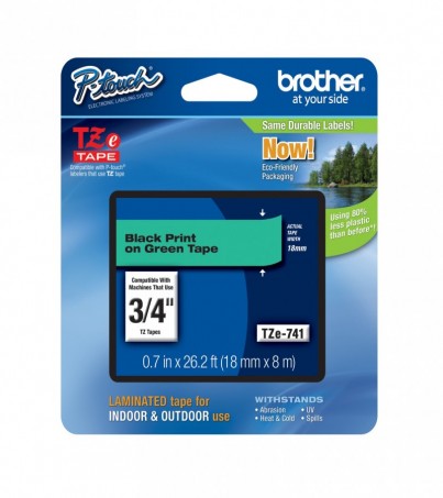 Brother TZe741 Laminated Tape for P-Touch Labelers (TZE741)