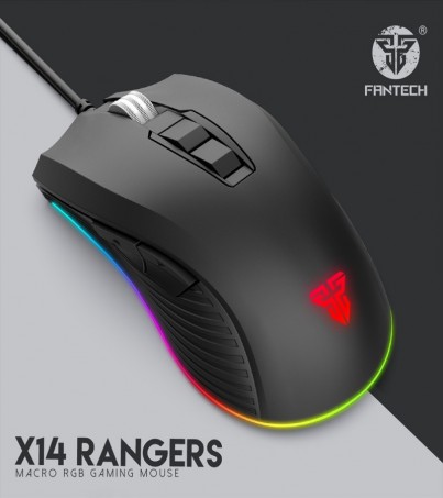 Fantech X14 Rangers RGB Optical Mouse (Black)