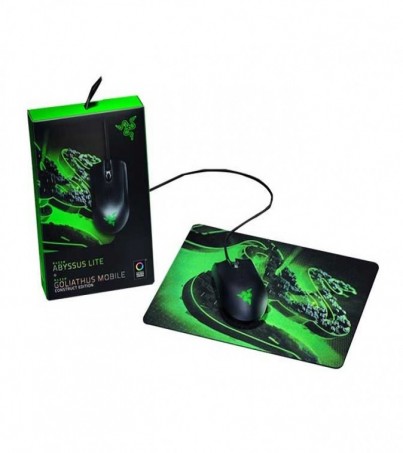 Razer Abyssus Lite + Goliathus mobile construct edition Optical Mouse