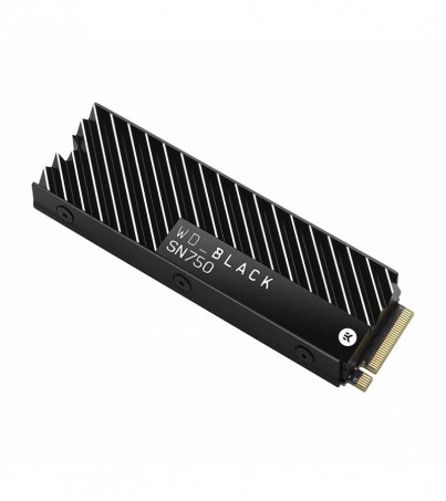 WD 500GB Black SN750 NVME SSD M.2 2280 With Heatsink (WDS500G3XHC) 