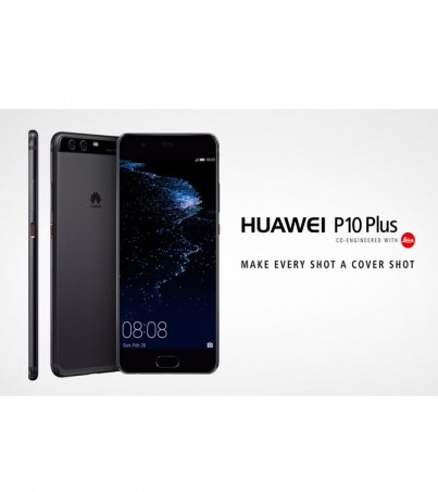 Huawei P10 Plus Dual Sim (4GB, 64GB) - Black ผ่อน 0% 10 เดือน