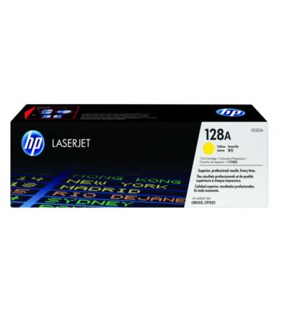 HP 128A Yellow Original LaserJet Toner Cartridge (CE322A) ผ่อน 0%