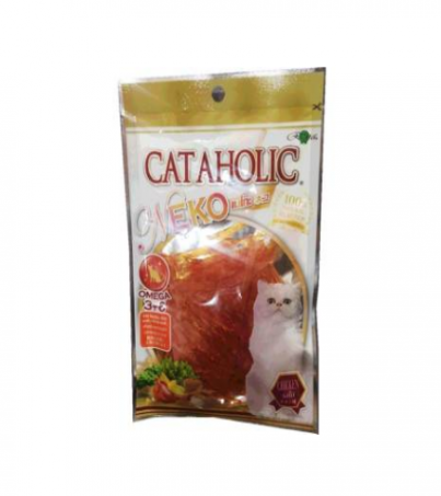 Cataholic Neko ขนมแมวแบบเส้น รสไก่ 30g / 12 ซอง