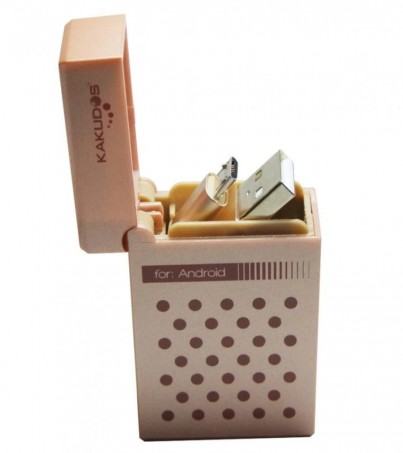 KAKUDOS สายชาร์จ Cigarette Micro USB Cable สำหรับ Android 