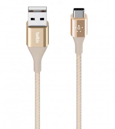Belkin MIXIT UP DuraTek USB-C to USB-A Cable (USB Type-C) (F2CU059bt04-GLD) -Gold